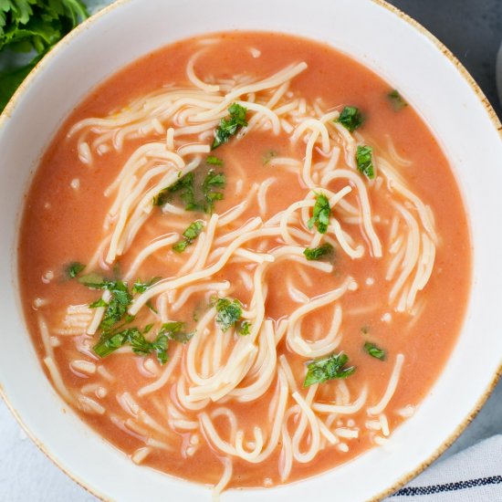 Polish tomato soup