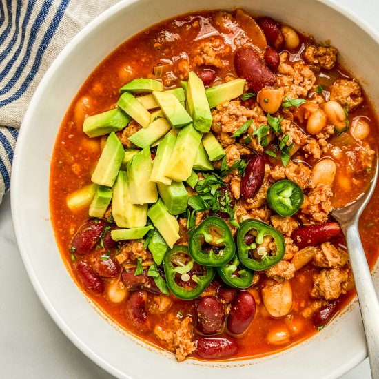 Ground Turkey Chili