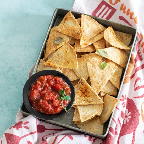 Air Fryer Tortilla Chips