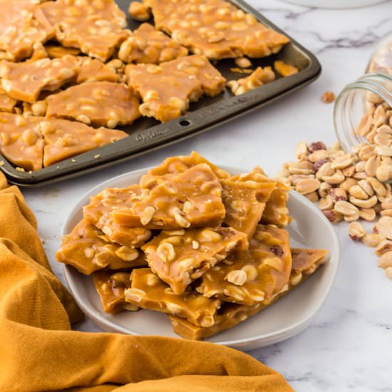 Easy Peanut Brittle