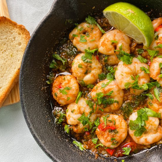 Chilli Garlic Prawns