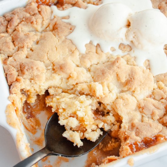 Cake Mix Apple Cobbler