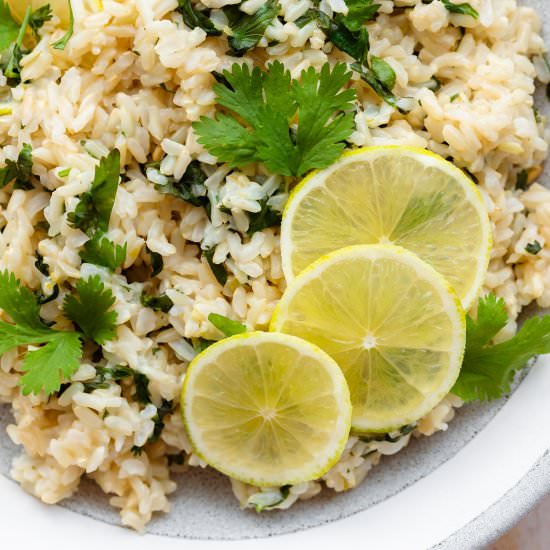 CILANTRO LIME RICE