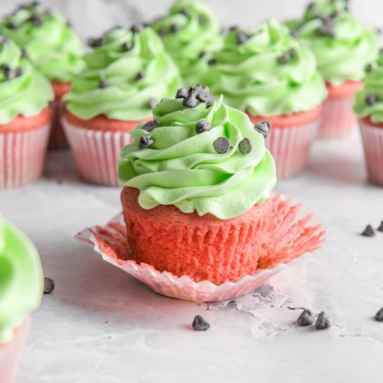 Watermelon Cupcakes