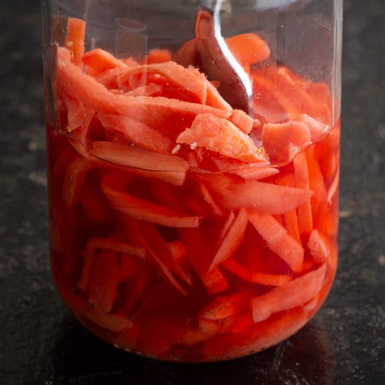 Japanese Red Pickled Ginger