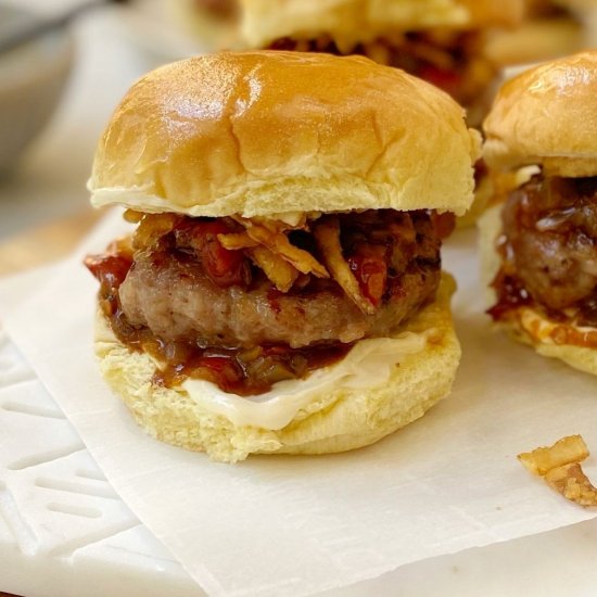 Sausage and Pepper Sliders