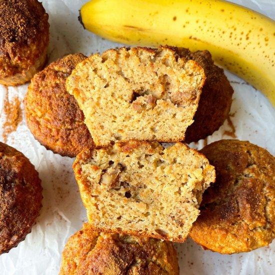 Almond Flour Banana Muffins