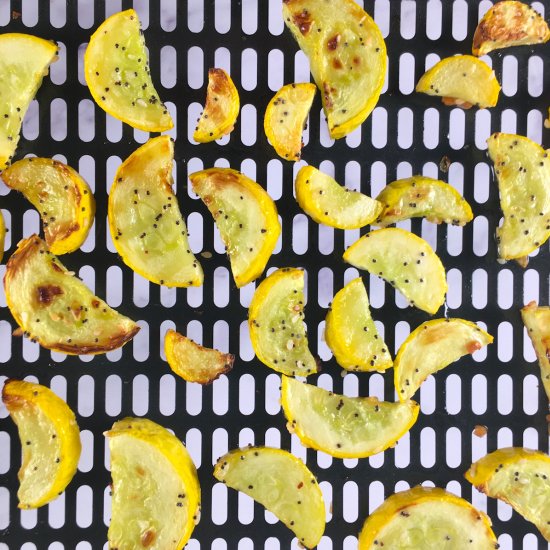 Air Fryer Yellow Summer Squash