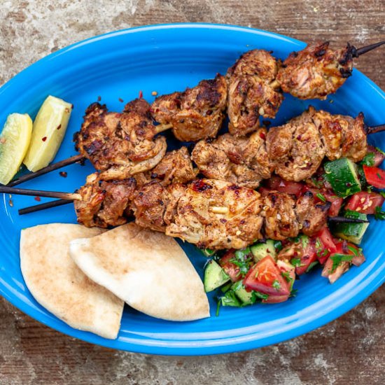 Grilled Shish Tawook