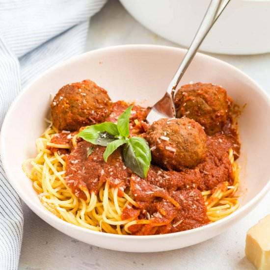 Instant Pot Meatballs with Marinara