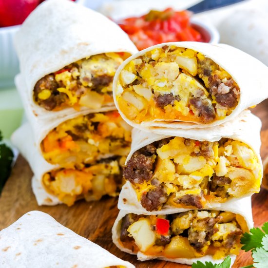 Make-Ahead Breakfast Burrito