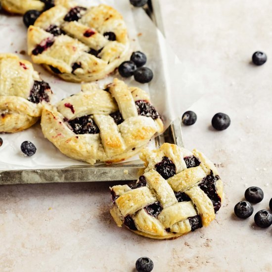 Mini Blueberry Pies