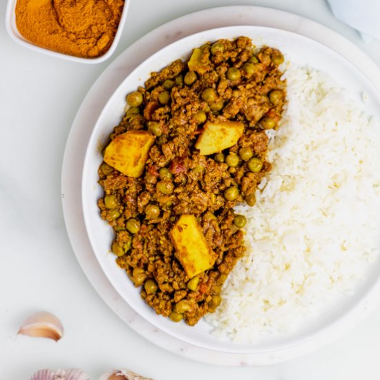 Ground Beef Curry (Keema Matar)