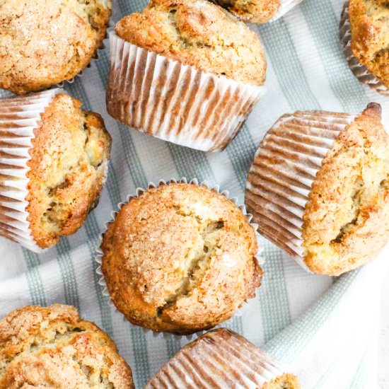 High Altitude Banana Muffins