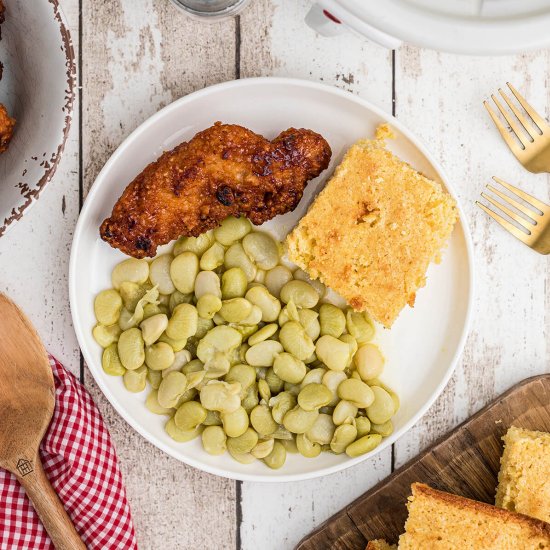 Slow Cooked Southern Butter Beans