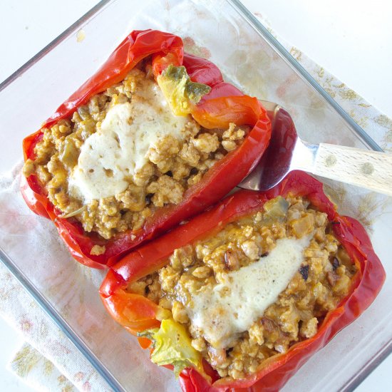 Microwave Stuffed Peppers