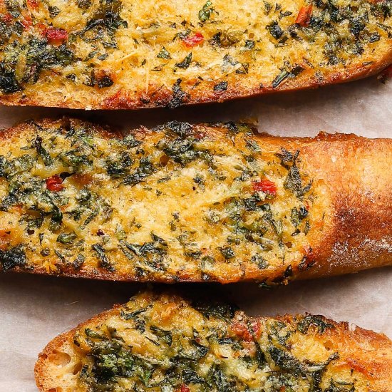 Herb and Calabrian Garlic Bread