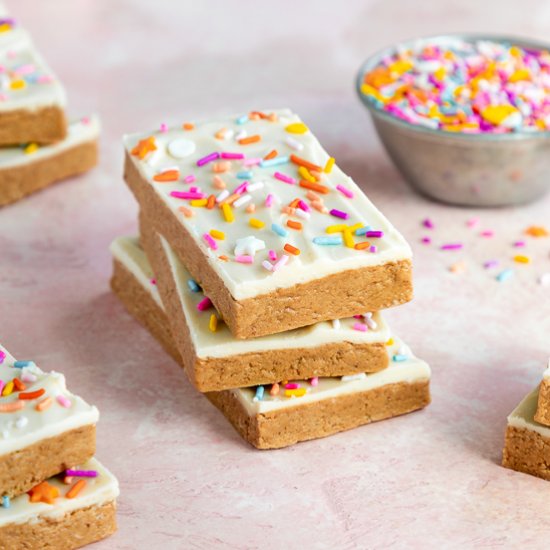 Birthday Cake Protein Bars