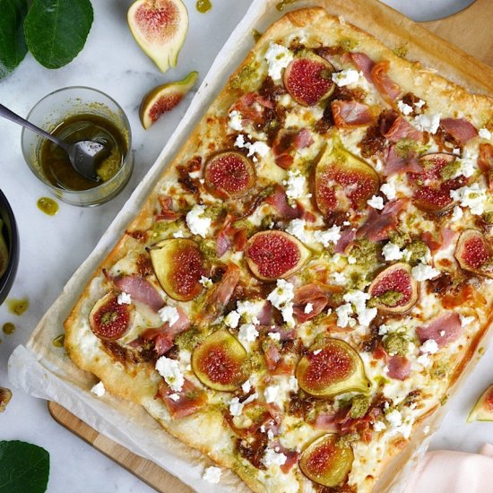 Fig, Prosciutto & Feta Pizza