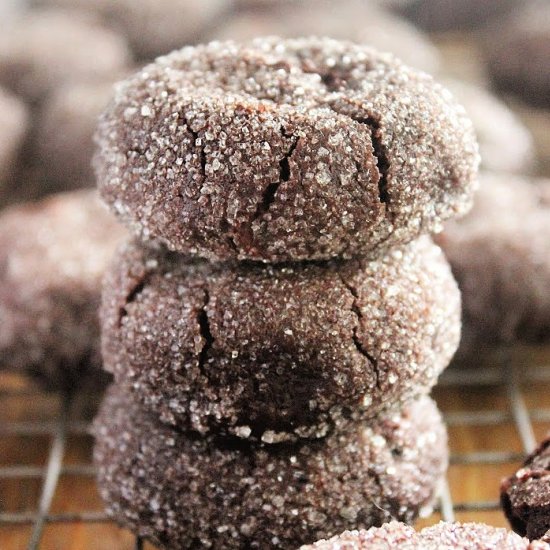 Double Dark Chocolate Cookies