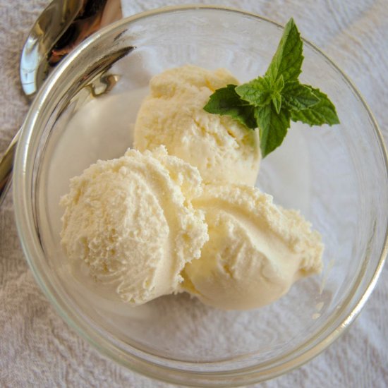 Homemade Vanilla Ice Cream