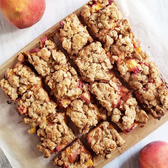 Peach Oatmeal Bars