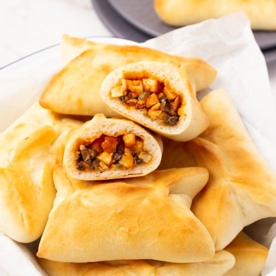 Paneer Mushroom Parcels