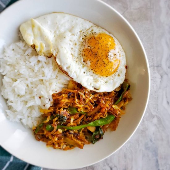 Spicy Easy Cabbage Stir-fry