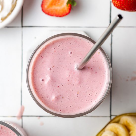 Strawberry Banana Milkshake