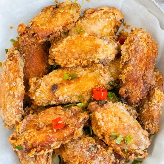 Salt and Pepper Chicken Wings