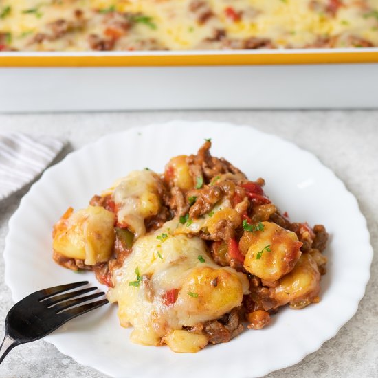 Easy Cheesy Gnocchi Bake