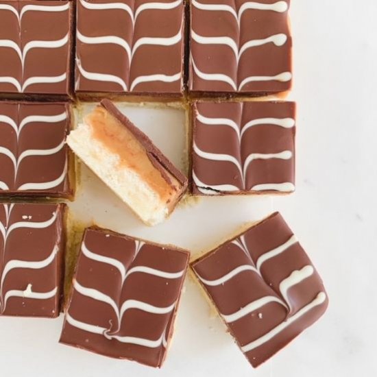 Gluten free caramel slice