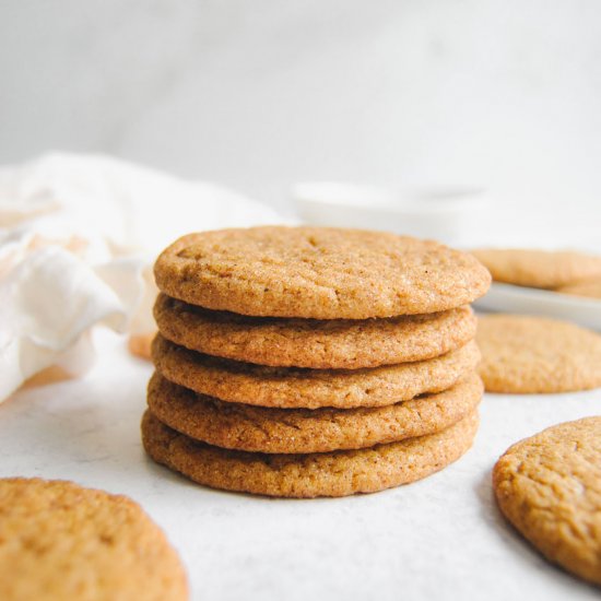 Chewy Pumpkin Molasses Cookies