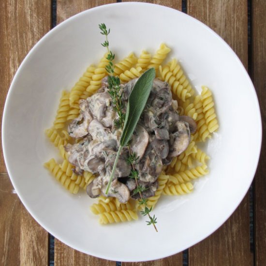 Mushroom Stroganoff