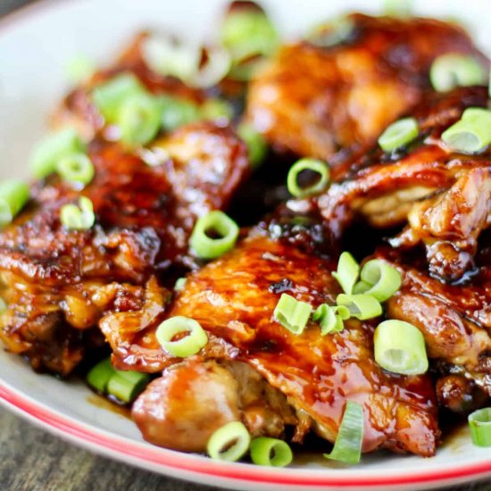 Garlic Ginger Caramel Chicken