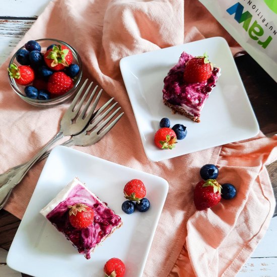 Berry Marbled Cheesecake