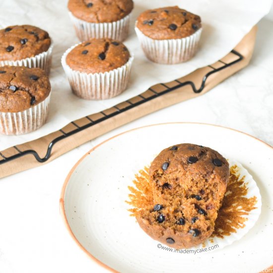 Whole-wheat Muffins with Jaggery