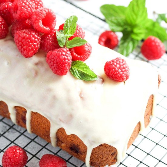 White Chocolate and Raspberry Loaf