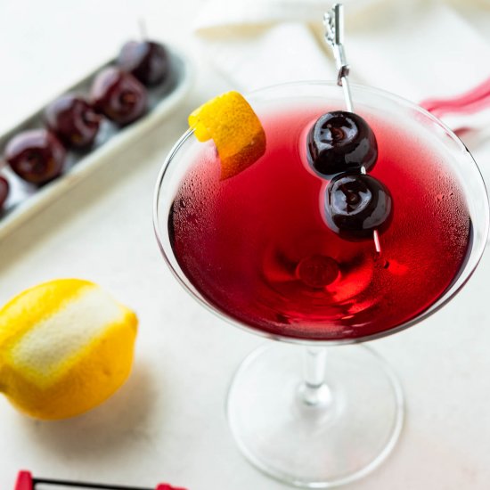 Drunken Cherry Martini