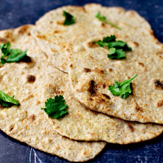 3-ingredient Vegan Roti