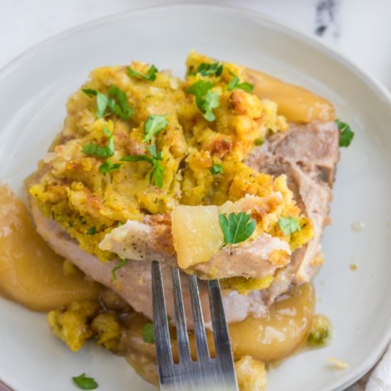 4 Ingredient Oven Baked Pork Chops