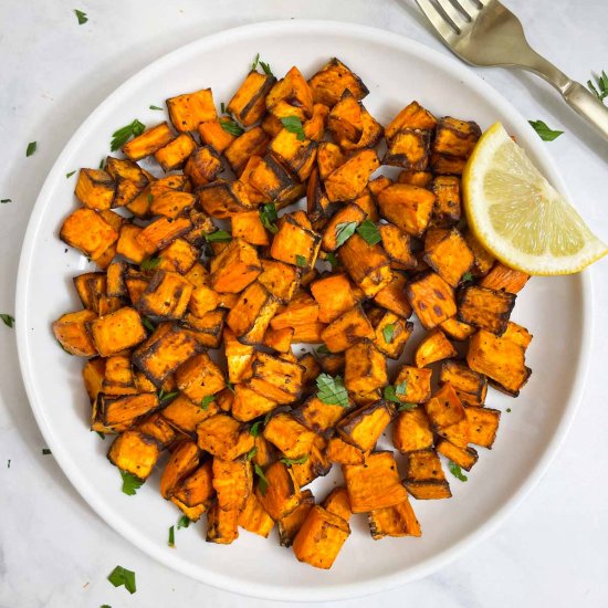 Air Fryer Sweet Potatoes