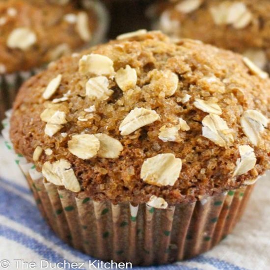 Whole Wheat Banana Muffins