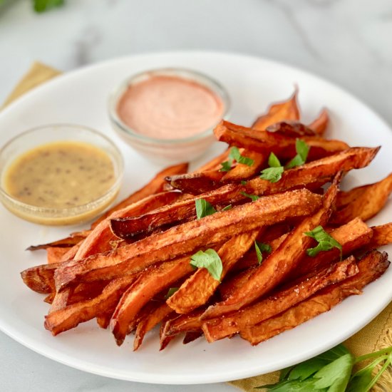 Deep Fried Sweet Potato Fries