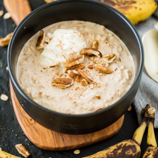 Banana Bread Overnight Oats