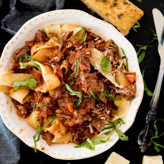 Crockpot Beef Ragu Sauce