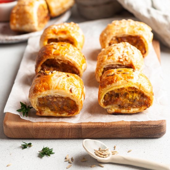 Pork and Apple Sausage Rolls