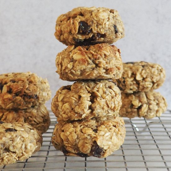 Healthy Oatmeal Raisin Cookies