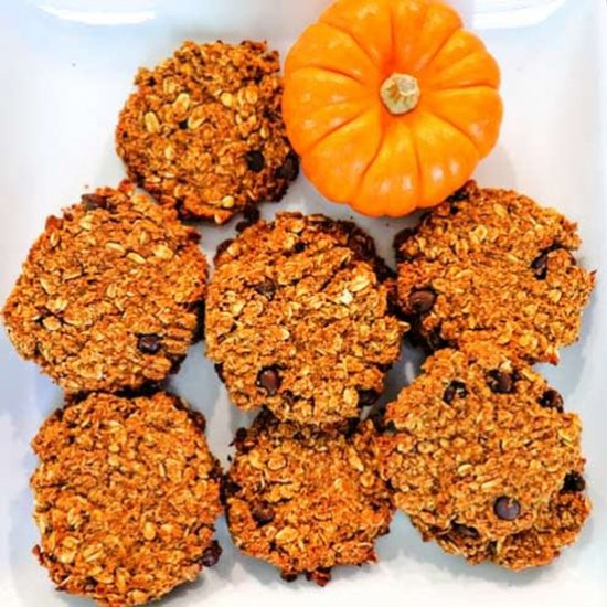 Pumpkin Pie Oatmeal Cookies