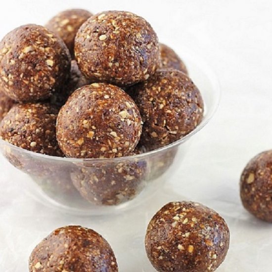 oatmeal raisin pecan energy bites